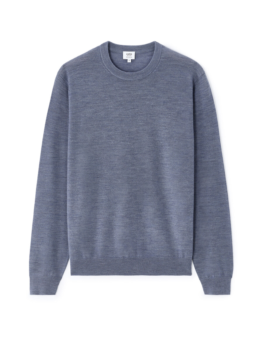 crew neck sweater 100 merino wool