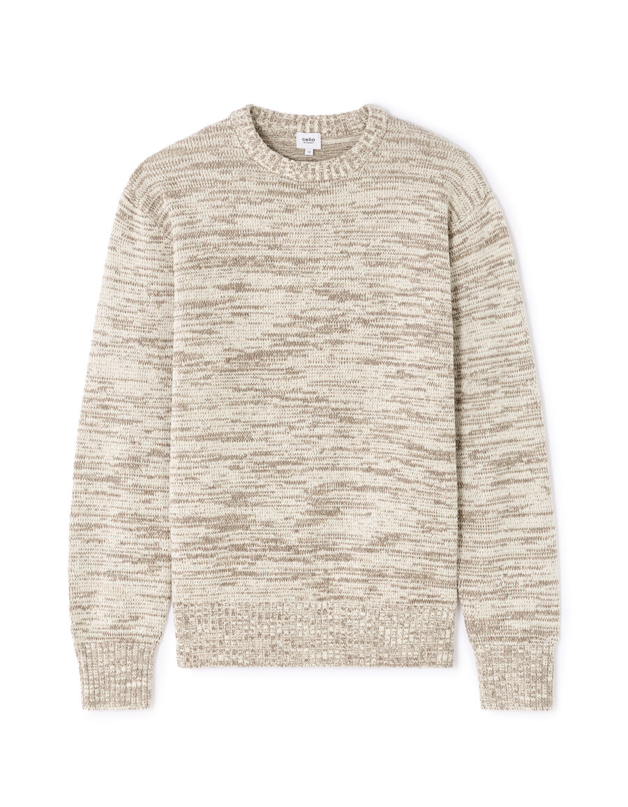 crew neck sweater 100 chenille cotton