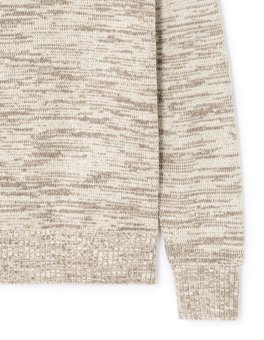 crew neck sweater 100 chenille cotton